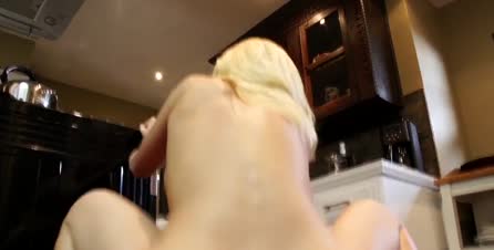 Slutty Blonde Cheating On Her Husband With The Guest